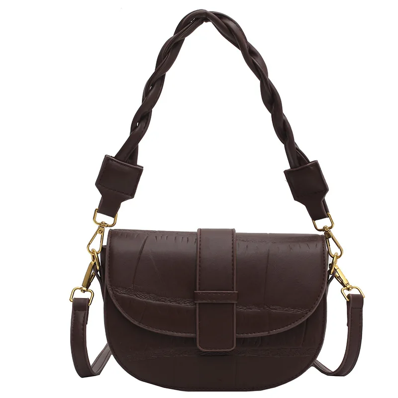 Manufacturers Wholesale 2022 New Trend Bag Shoulder Twist Handle Diagonal Cross Girl Bag Ladies Women's Bag