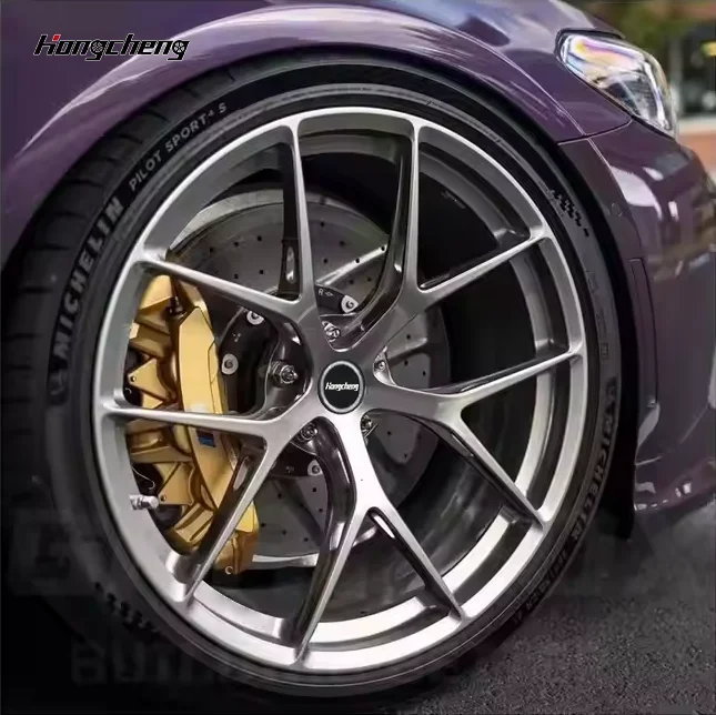 New model of 26 1 Piece Passenger Car Forged Alloy Wheels 18 19 20 21 22 Inch 5x112 5x114.3 5x120 Chrome Deep Concave Rim for