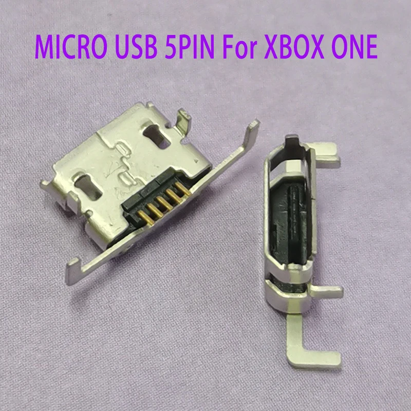 

2-10pcs MICRO USB 5PIN For XBOXONE Controller Charging Port Socket 5P USB For XBOX ONE Charging Port Socket charging tail plug