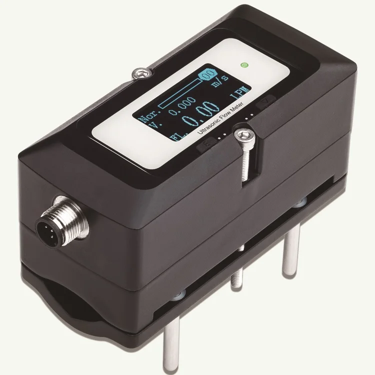 

Cost-effective external clamp integrated small diameter ultrasonic flowmeter