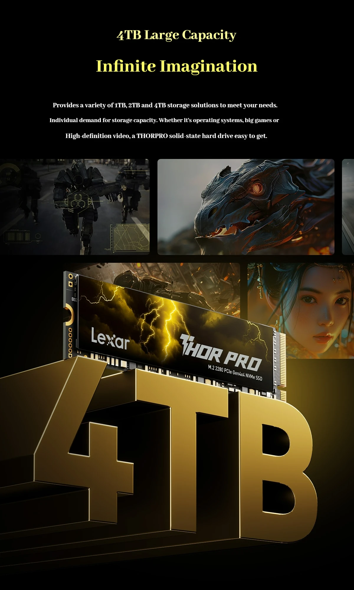 内蔵型SSD lexar thor pro 2tb m.2 ssd Lexar Thor Pro 2 TB Specs | TechPowerUp SSD Database