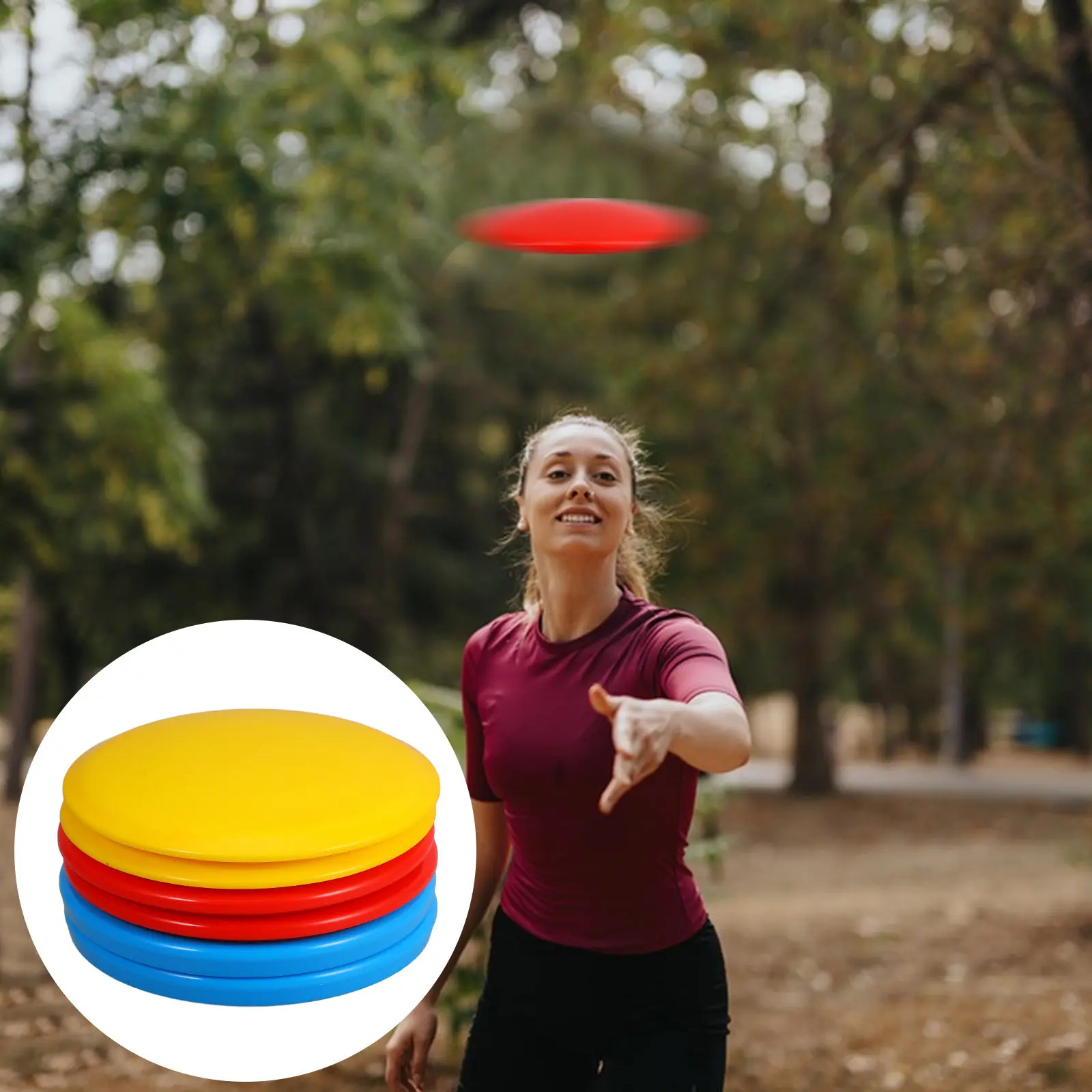 

1Set Disc Golf Equipment Set Premium Flexible Plastic Discs for Novice Players Midrange Driver Putter Disc Golf Starter Kit
