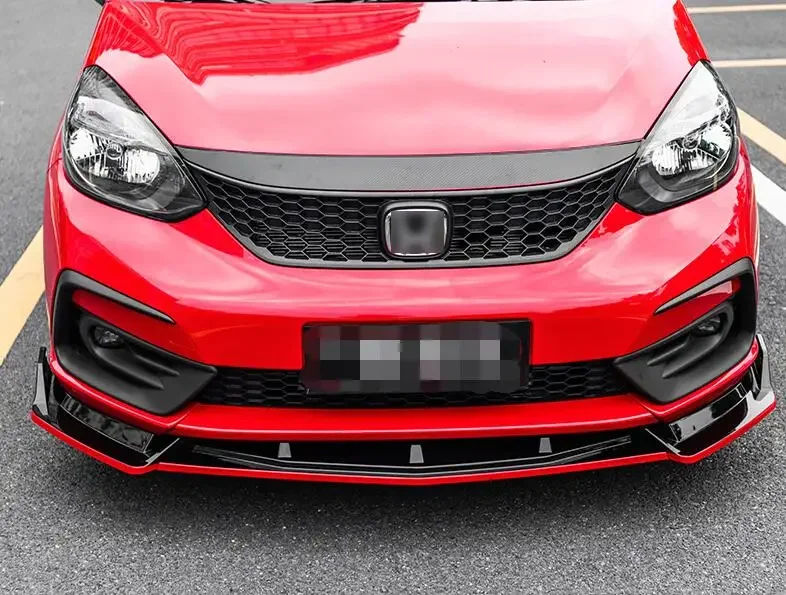 For Honda FIT  Body kit spoiler 2021-2022 For Honda JAZZ DFK ABS Rear lip rear spoiler front Bumper Diffuser Bumpers Protector