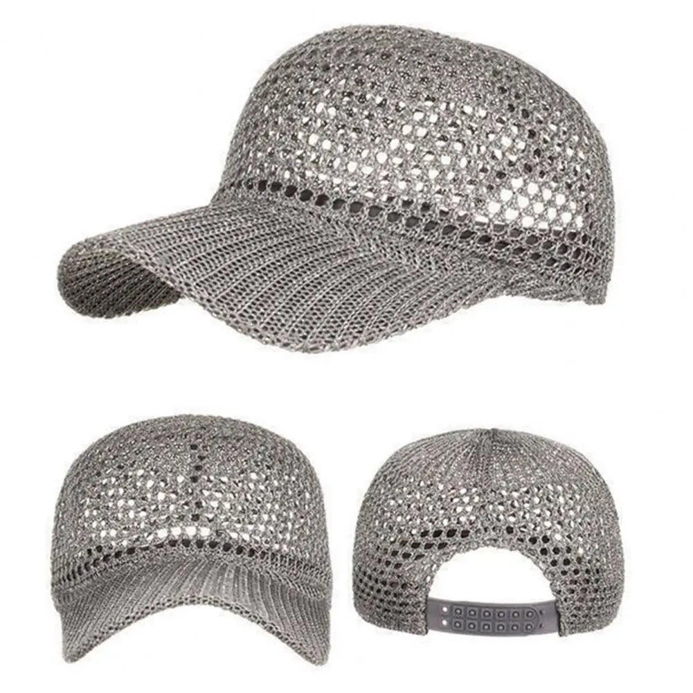 

Outdoor Adventure Cap Quick-drying Mesh Baseball Cap for Men Women Curved Brim Trucker Hat for Outdoor Sports Running Walking