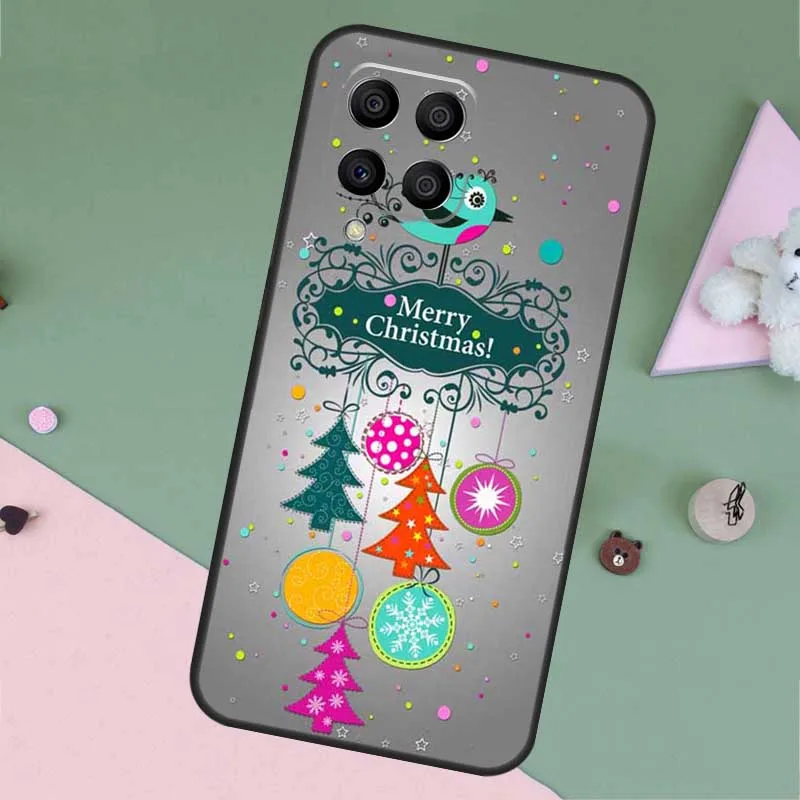 Merry Christmas Decorations Reindeer Phone Case For Samsung Galaxy M32 M52 M11 M31 M51 M23 M33 M53 M54 M34 M14 M12 M31s M20 M13