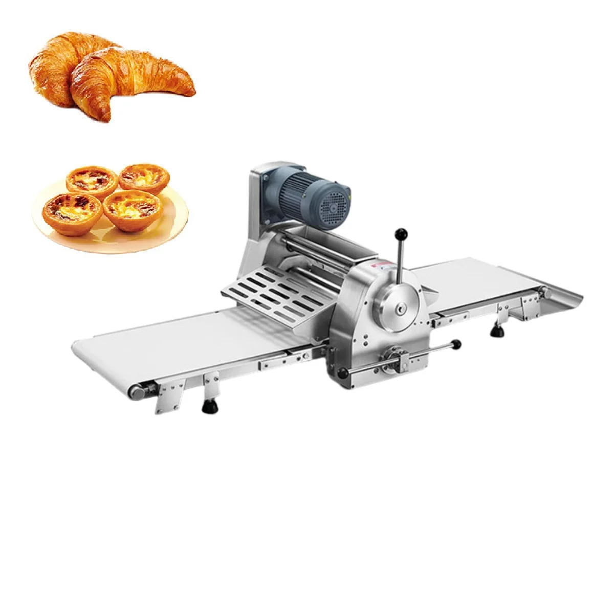 

Baking Equipment Industrial Dough Roller Automatic Dough Sheeter Machine Table Top Bakery Dough Sheeter