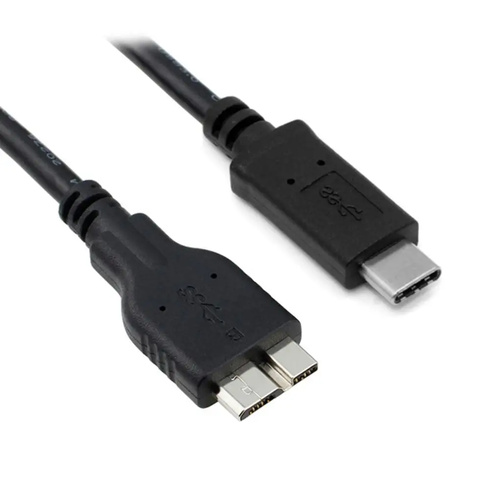 USB 3.0 Type A To USB3.0 Micro B Male Adapter Short Cable 0.1m 0.3m Data Sync Cable Cord For External Hard Drive Disk HDD Camera