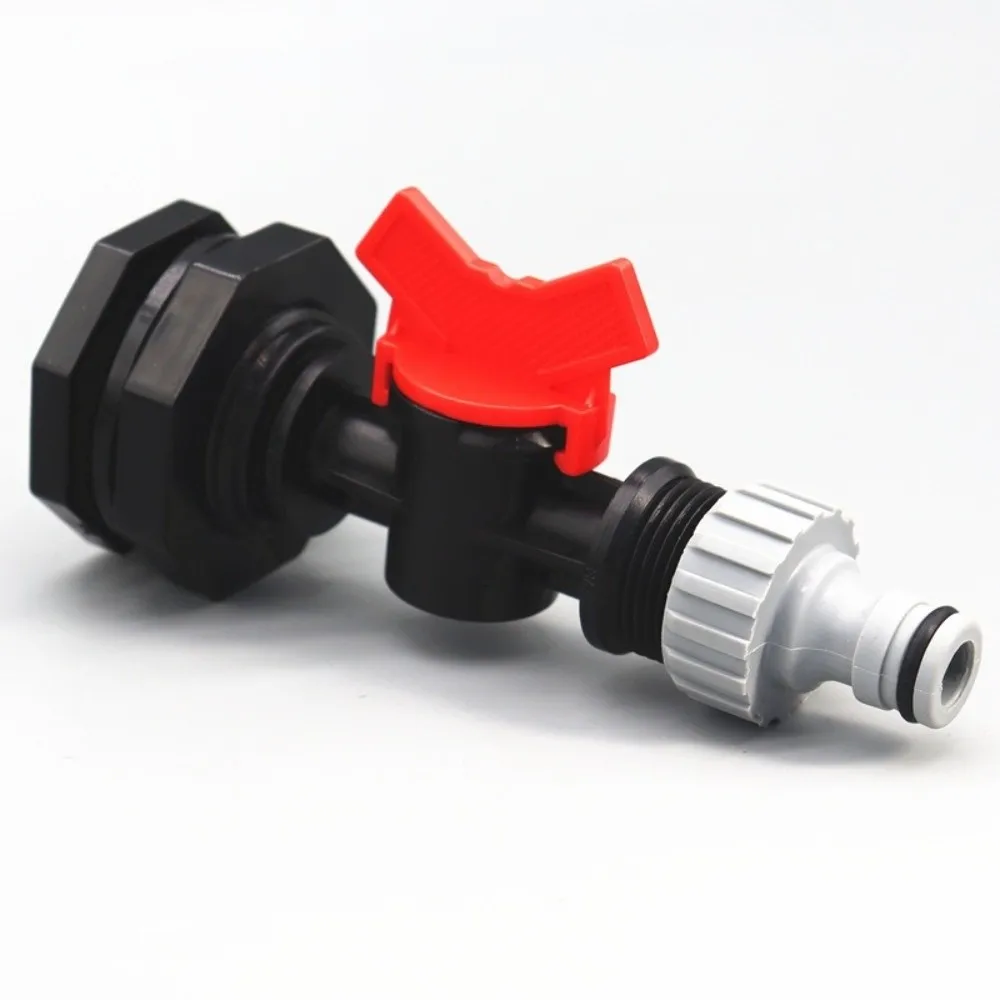 Plastic Garden Hose Coupler Shut-Off Valve Threaded Connection Exhaust Connector Gasket Seal Garden Hose Coupling