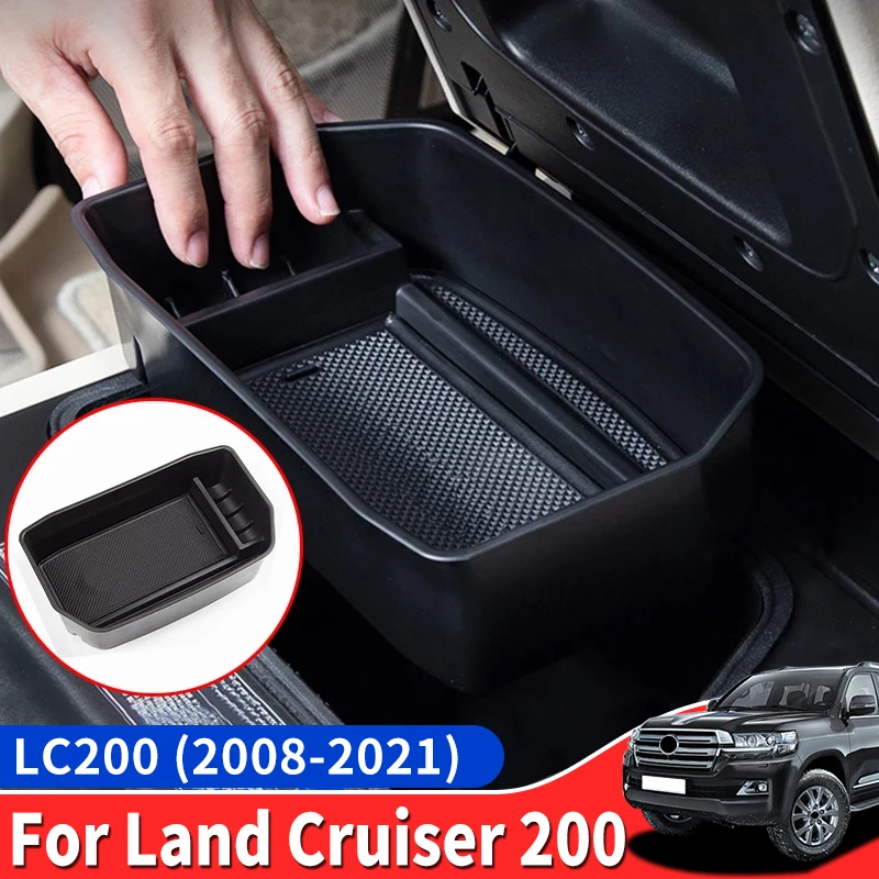 Armrest Box Refrigerator Partition Space Bracket Tray For Toyota Land Cruiser 200 2008-2022 LC200 Fj200 Modification Accessories