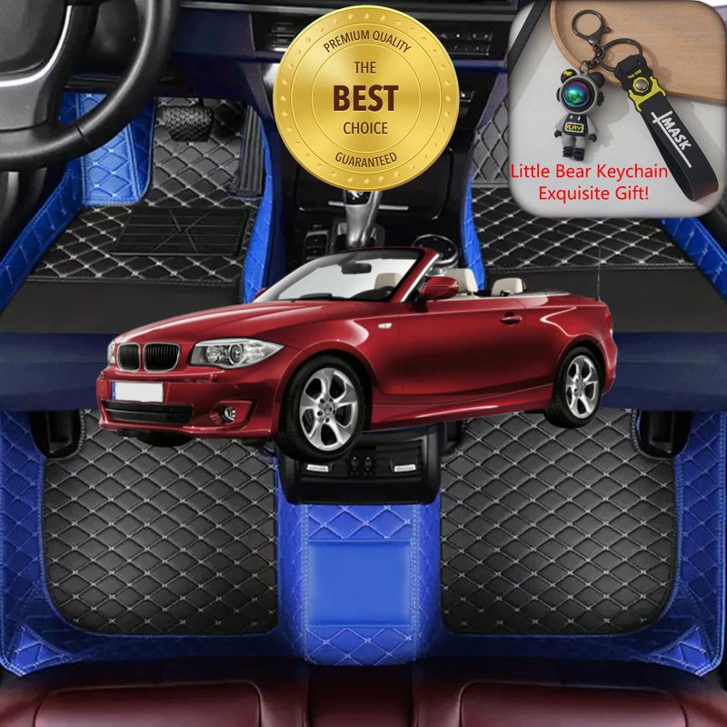 Custom Fit for BMW 1Series Convertible 2007-2013 Car Floor Mats Luxury Car Accessories Auto Carpet Mats Left/Right-hand Drive