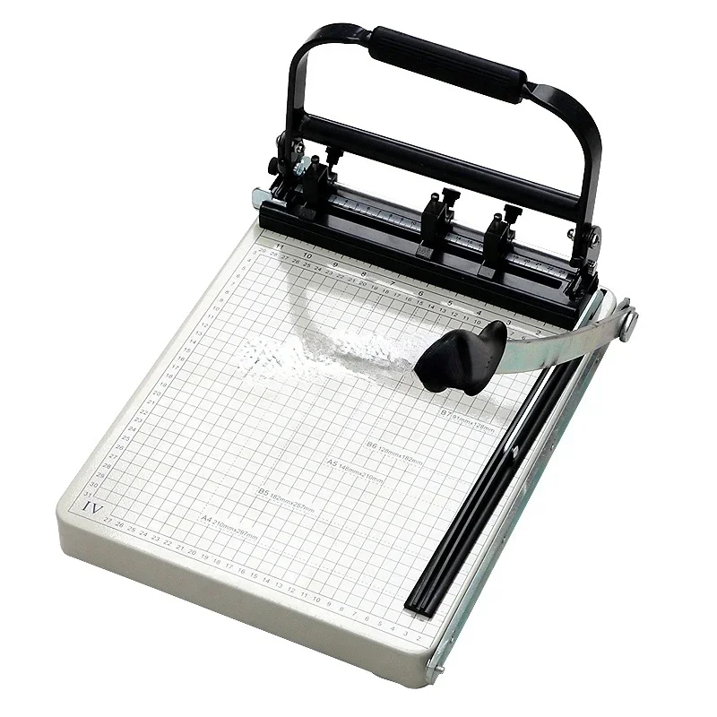 A4-3 With Cutter Small Portable 20 Sheets Manual Oaper Puncher