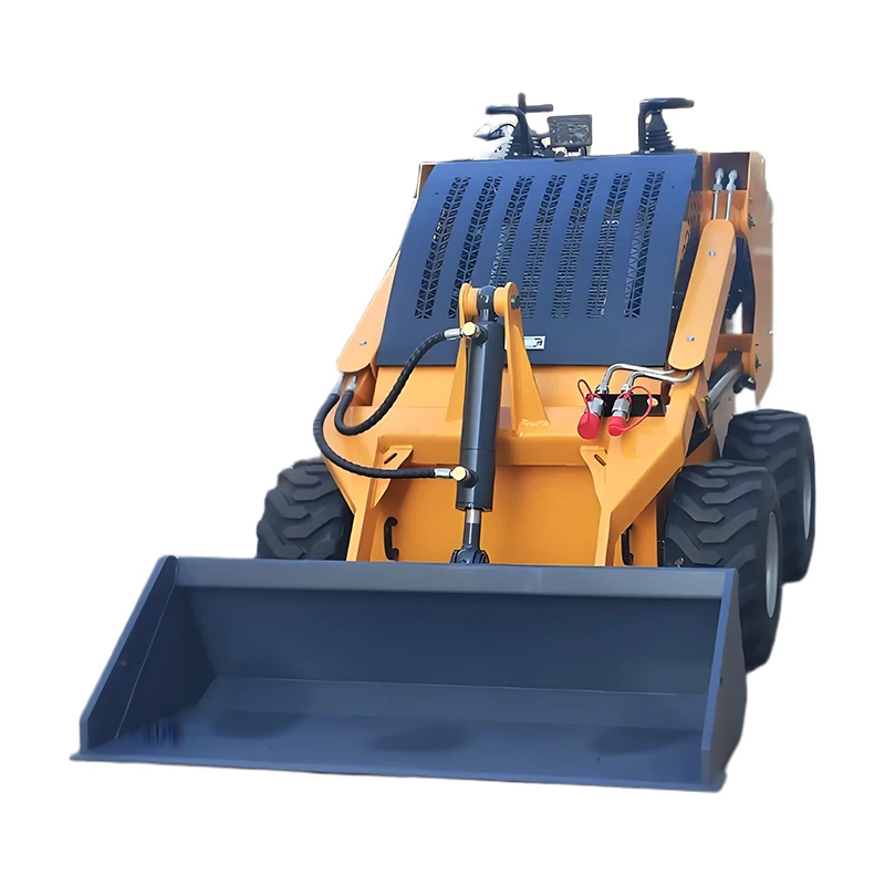 중국 제조업체 미니 스키드 스티어 로더 판매 농장용 스키드 스티어 로더 빠른 배송 다기능 휠 로더