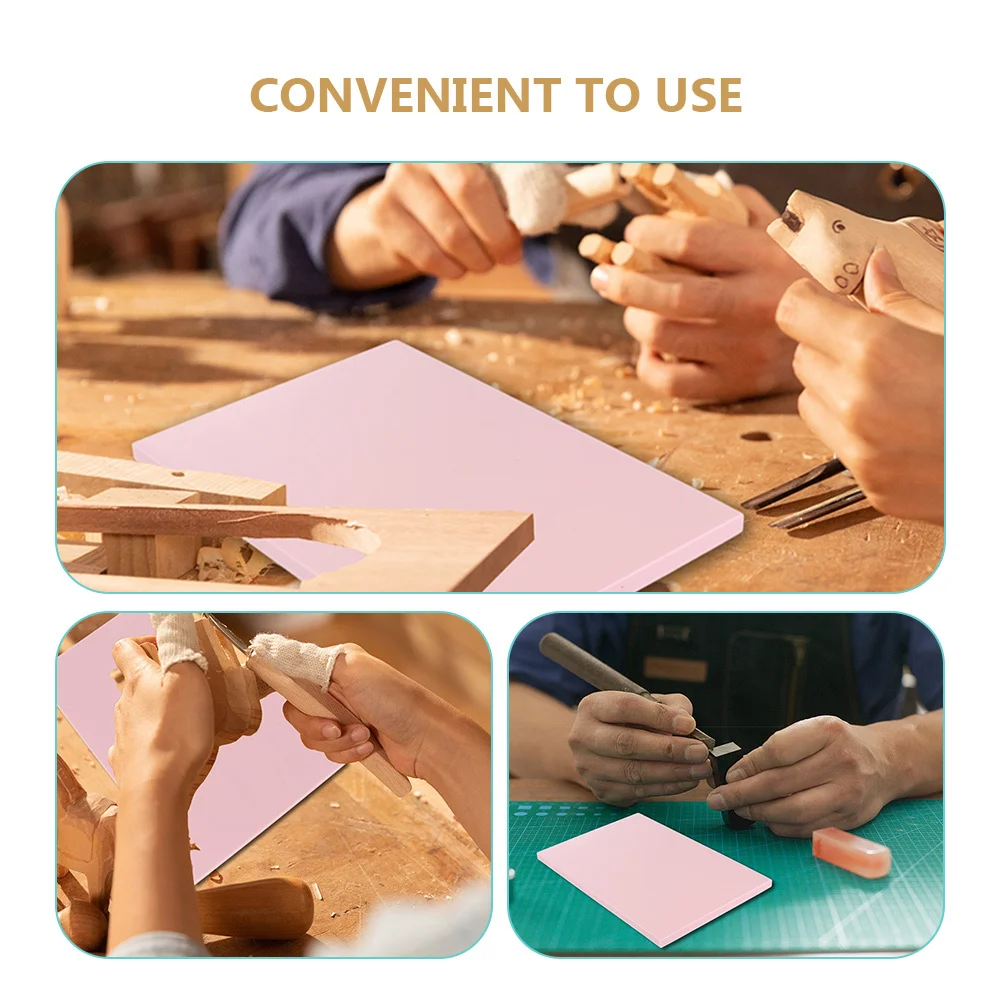 4 قطعة كتل نحت المطاط دائم مادة Tpr DIY نحت المطاط Stamps لسكرابوكينغ بطاقات بريدية بطاقات دعوة DIY بها بنفسك #2