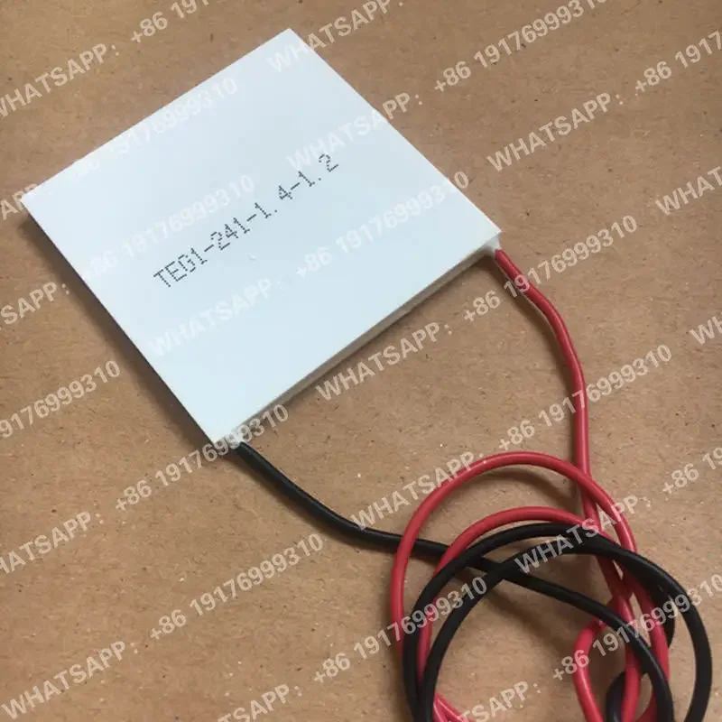 6 piezas de generador termoeléctrico TEG1-241-1.4-1.2, elemento de generación de energía Seebeck, módulo de refrigeración 54.4*54.4 mm