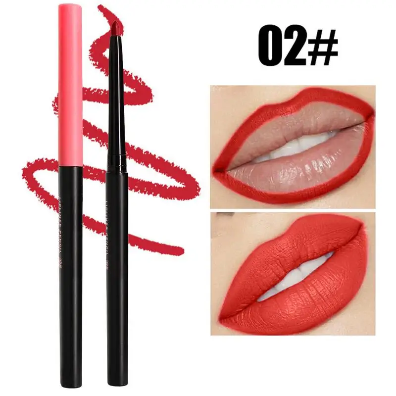 Lippotlood 4X Matte Afwerking Lip Make-up Potlood Langdurige Lipgloss Set Voor Vrouwen Dagelijks Gebruik Lip Vlek Voor Gedefinieerde Lippen