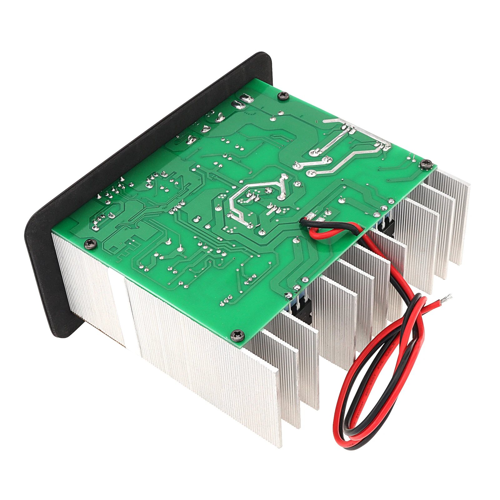 12V 150W Car Audio High Power Amplifier Board for 6 /8 /10 Inch Car Subwoofer with Light, Black Powerful Bass Subwoofer