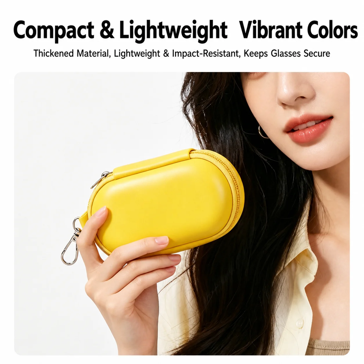 Scratch Resistant Eyewear Pouch Water Resistant Portable Glasses Case Double Layer Eyeglasses Case Scratch Resistant For Daily