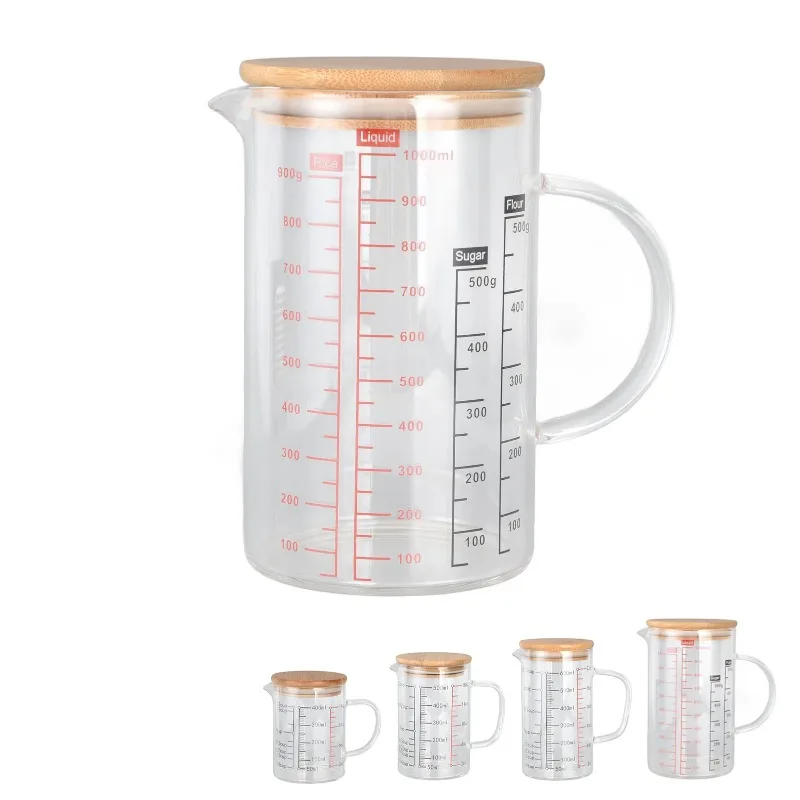 

Размеры Удобная ручка для кофейни Для кухни Для дома Стеклянная мерная чашка Прозрачные чашки Боросиликатное стекло Различные