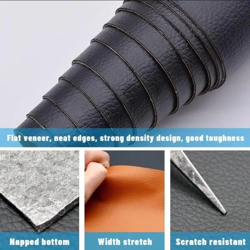 Selbstklebendes Leder-Reparaturband für Heimwerker – Ideal für Sofa, Motorrad, Autositz, Taschen und mehr – Detail 18