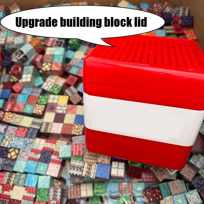 16Cm Grote Opbergdoos Magnetische Bouwstenen Mijn Magneet Wereld Set Puzzel Speelgoed Voor Kinderen Montessori Zintuiglijke Kubussen Verjaardagscadeautjes