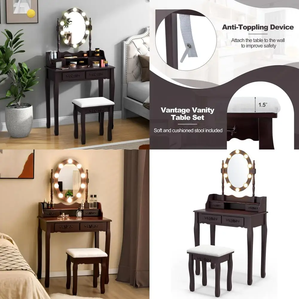 Lighted Vanity Tabl…