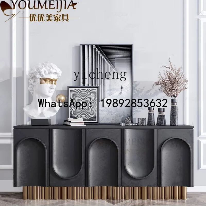AA paint side cabinet tea cabinet personalized creative storage shoe cabinet modern simple storage