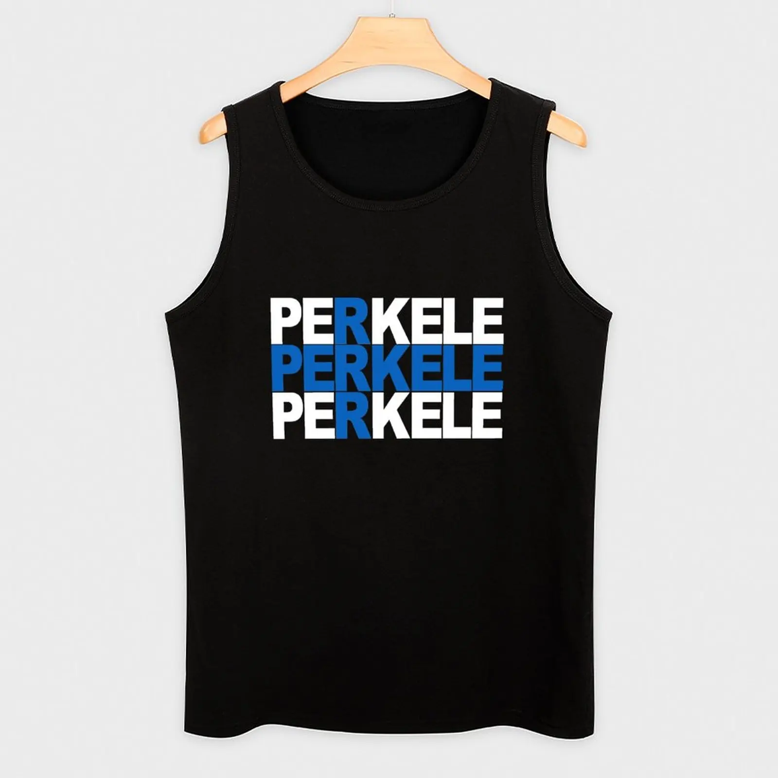 Perkele-Camiseta sin mangas para hombre, ropa de gimnasio, tops de verano, chalecos sin mangas