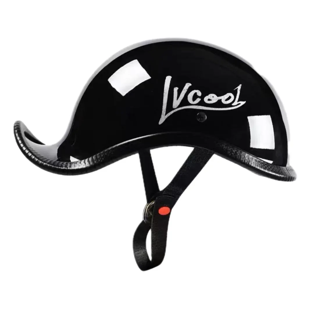 Scoop helmet, half helmet, retro car cocked helmet, bicycle, half-covered all-season safety helmet for men and women