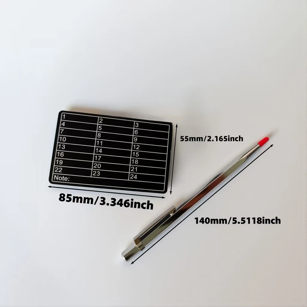 Multiple Color Aluminum Metal Password Book with an Iron Pen Suitable for Bitcoin Password, Cryptocurrency Password Safe