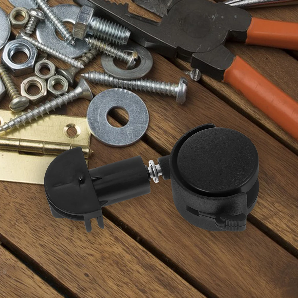 4 قطع من عجلات عربة الأطفال، متينة وناعمة، سهلة التركيب، تصميم هادئ، عجلات بديلة لطاولة كرسي المكتب والأثاث