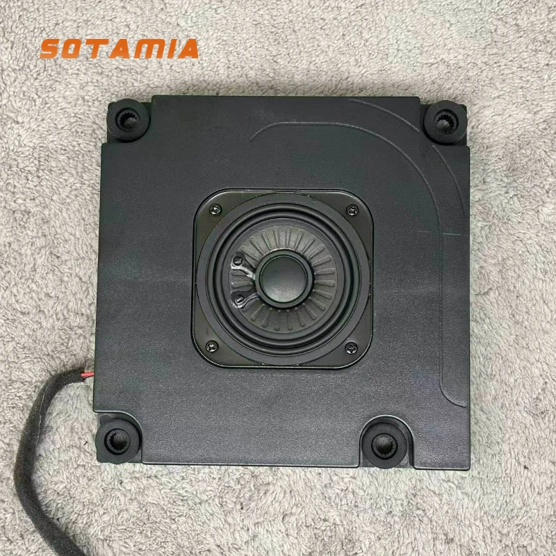 SOTAMIA 1 unidad Altavoz Pasivo Subwoofer Ultrafino de 2.75 Pulgadas 4 Ohmios 16W para Coche, Audio DIY para Computadora de Escritorio Modificada