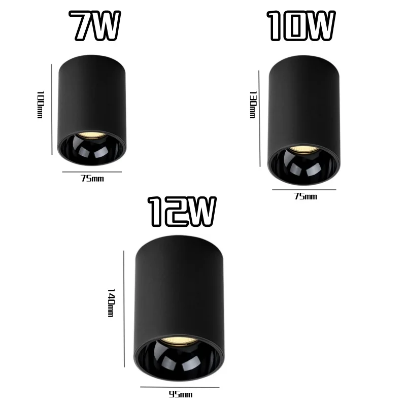 Fotografia 6: Spotlights LED Inteligentes Zigbee Dali Dimmáveis 3CCT Antirreflexo, Luz de Teto LED AC110V220V, Iluminação para Supermercados e Lojas