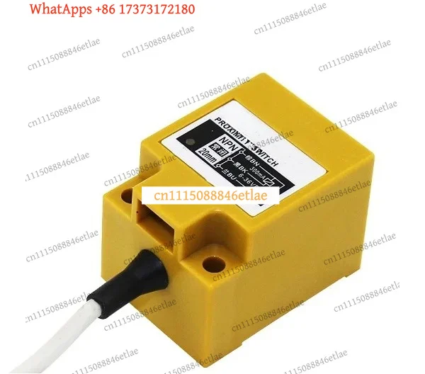 TL-N20ME1 20mm DC 3-Wire NPN NO Inductive Proximity Sensor Square Type