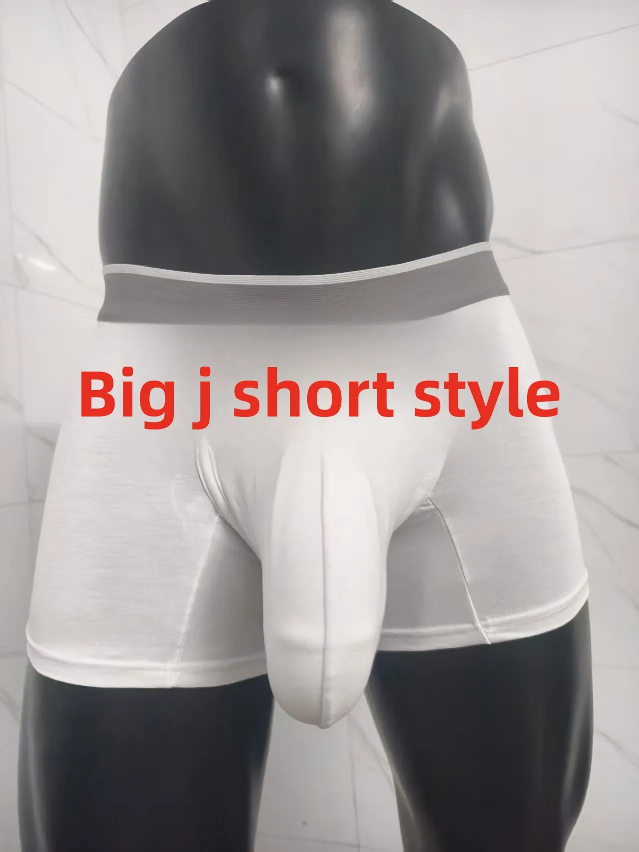 Premium Herren Modal Boxershorts mit Großem Vordertaschen-Design, Extra Große Formgebung, Atmungsaktiv, Kühlend, Leichtgewichtig