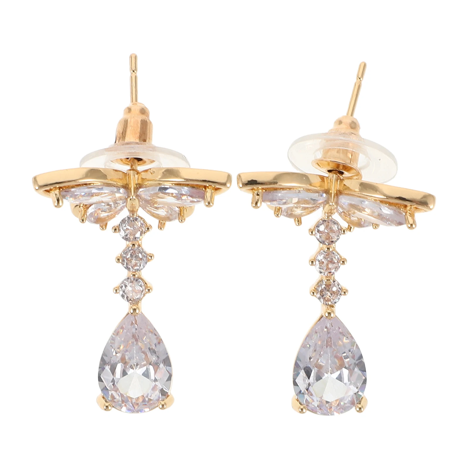 

Golden Butterfly Elegant Dangle Design Lightweight Safe for Dangle Earrings Women Party Wedding Spring Holiday Gifts