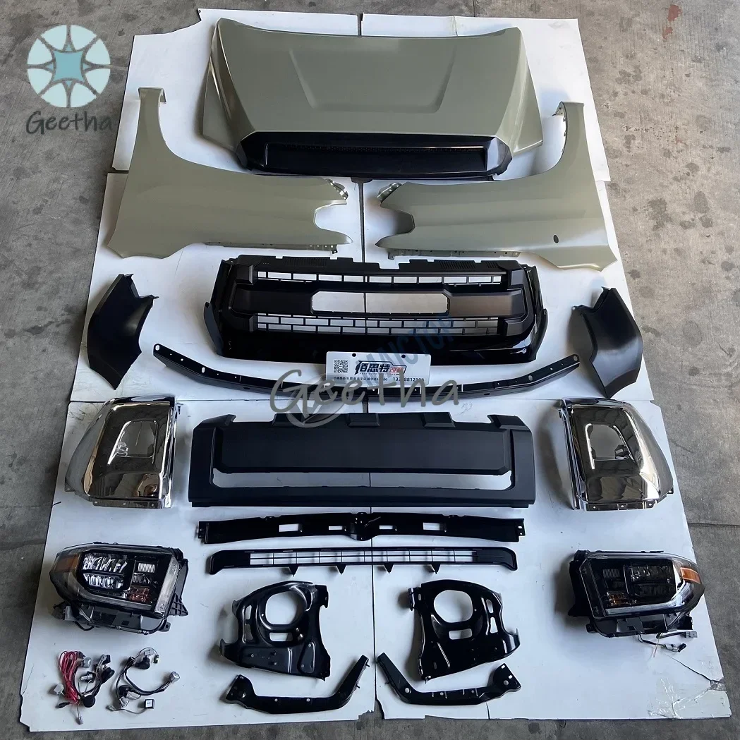 

MAICTOP Auto Body Parts Bumper Esay Installation Upgrade Facelift Body Kit for Toyota tundra 2008-2013 Upgrade to 2014-2020