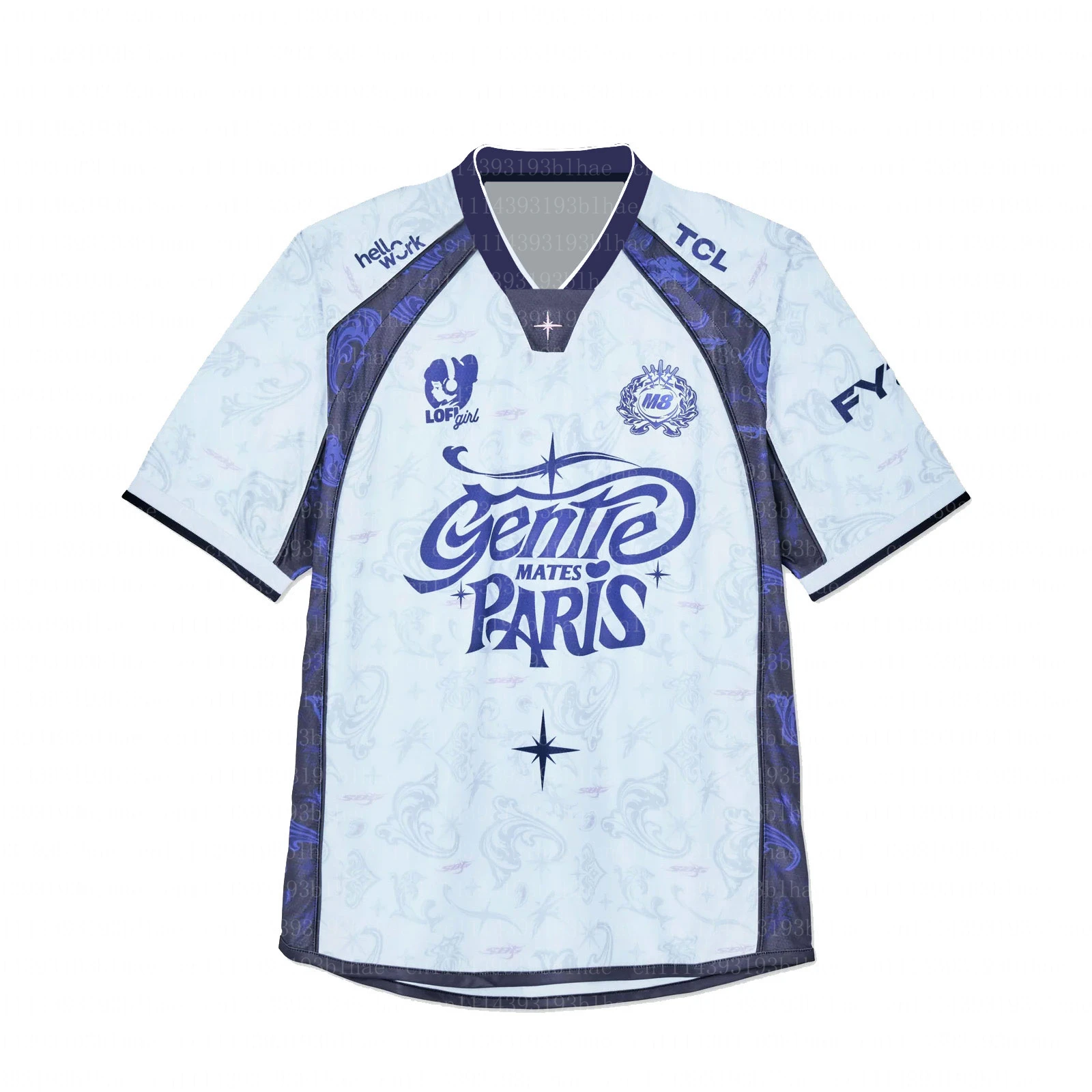 T-shirts tendance pour fans d'e-sport Popluar Esports Fans 2026 M8 Team, nouveaux modèles, impression 3D, manches courtes, Gentle Mates, uniformes pour hommes, hauts respirants
