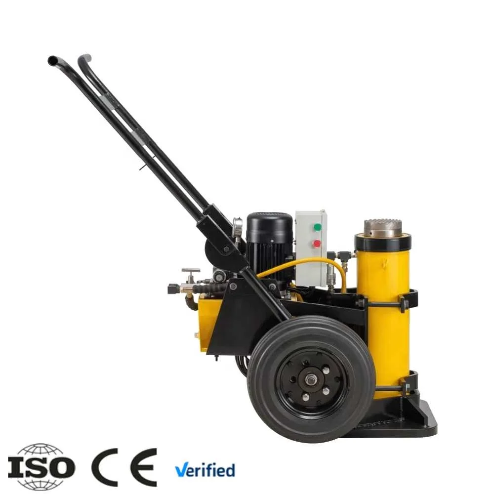 50 Ton Mobile Hydraulic Jack Steel Construction Portable Lifting With Pump Wheeled Jack For Automotive Repair