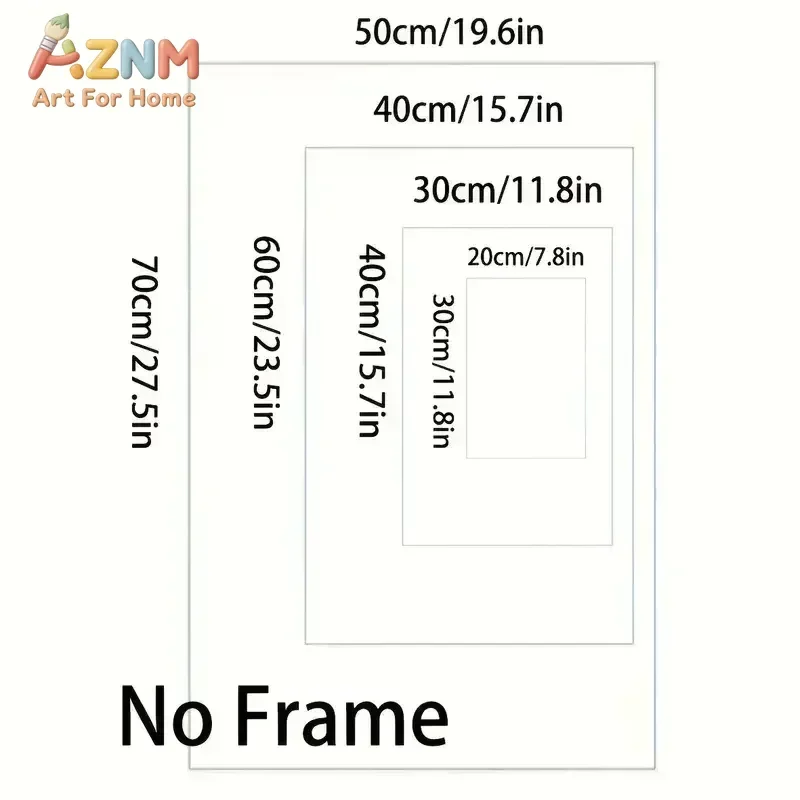 1pc frameless Canvas Painting Funny Mona Lisa Poster Wall Art Canvas Painting Posters Classsic Oil Painting Character Funny Inte - view 5