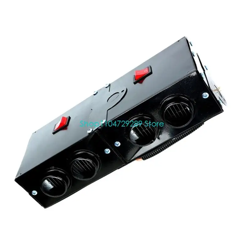 D8KE 12V/24V Car Electric Heater Demister Defroster Heating Fan 800W Windshield Defogger Heating Dryer Interior Accessories