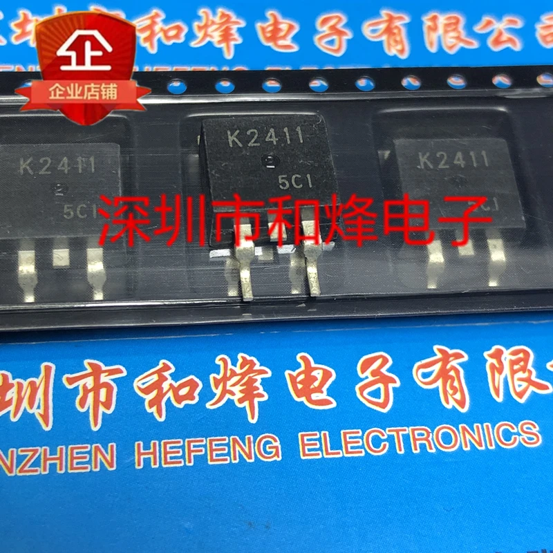 5 pces-10 pces k2411 2sk2411 to-263 60v 30a novo e original no estoque