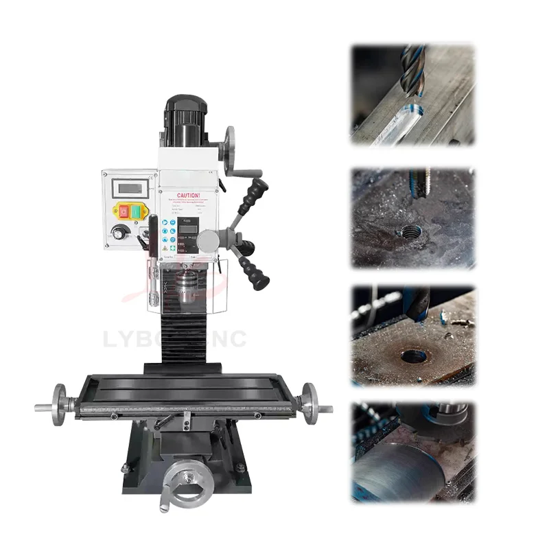 LYBGACNC Integrated Drilling and Milling Tapping Machine Tool  Metal Processing 3axis Scale Automatic Tool Changer Base Cabinet