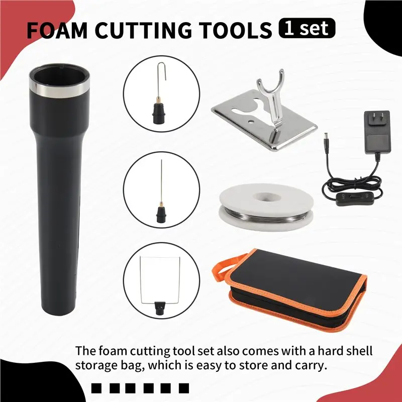 A44Z-Foam Cutter Hot Wire Knife Foam Cutter Tool Set 3 Cutting Machine Pen For Styrofoam Cutting,Handcraft DIY
