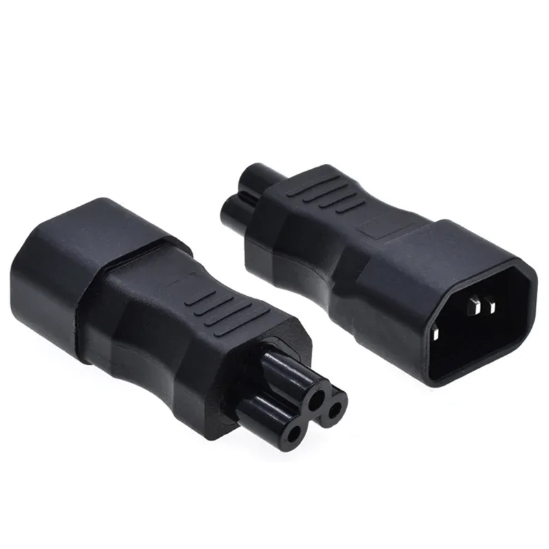 1/5/10PC Universal IEC 320 C14 to C5 Power Adapter 3 Pin AC Plug Socket Converter C5 to C14 Connector for Laptop Monitor Printer
