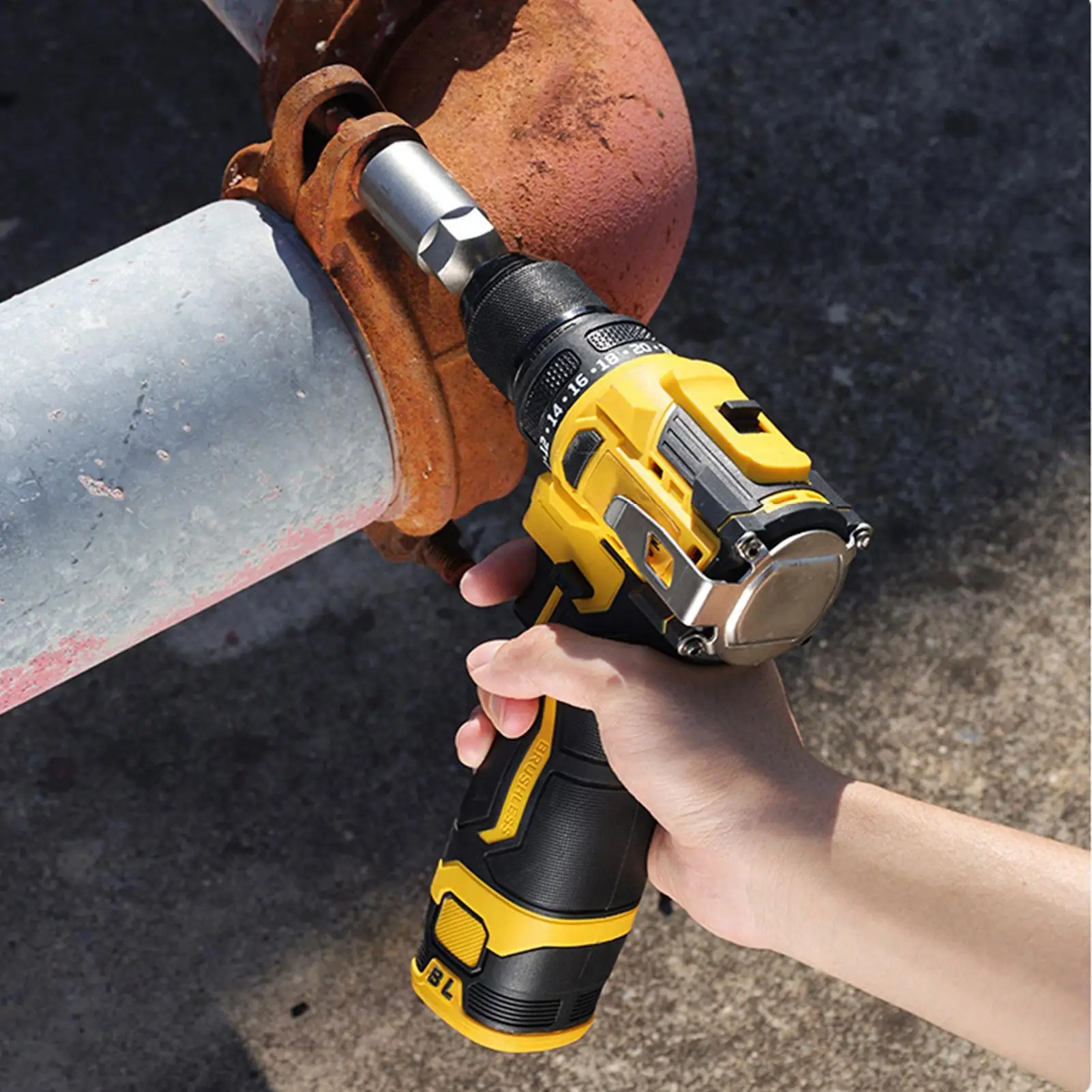 Hexagon Drill Bit Socket Set Hex Head Socket Set For Drill 3 Pieces Repairing Hand Power Tool Accessories For Automotive Repair