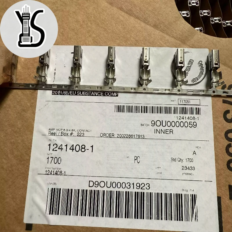 50PCS Original Genuine waterproof connector 1241406-1 Terminal For Automobile Smart Electronic Devices