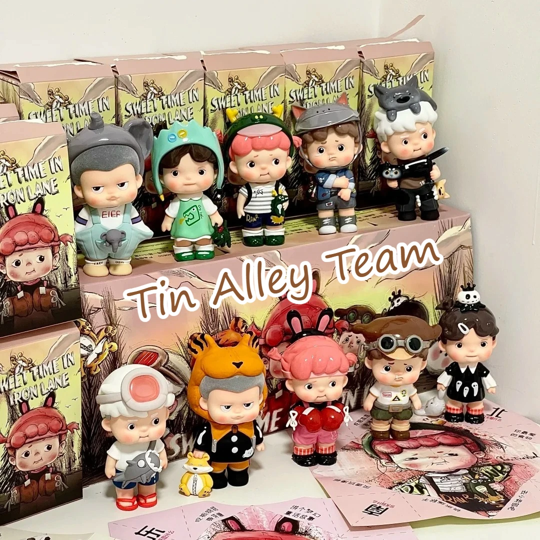 

Hot Load Team Iron Tin Lane's Little Time Series Trendy Play Blind Box Cartoon Handmade Toy Ornament Mystery Box Surprise Gift