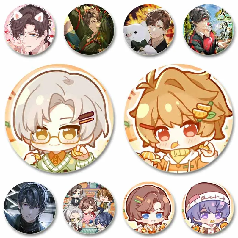 Game Peripheral Tears of Themis Button Pins Cartoon Figure Lapel Pins Custom Badges Hat Backpack Jewelry Accessories Toys Gifts
