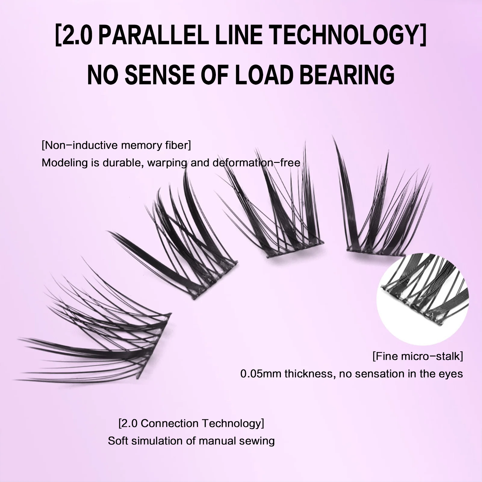 フォックススタイルのウィスピーで柔らかいつけまつげ 10-13mm Cカール ナチュラルでふわふわした個々のまつげクラスター 女性用 ガールズアイラッシュメイク