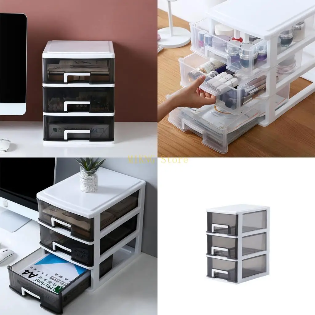 Plastic Mini Storage Box Note paper Cosmetic Document Drawer Type Storage Box best sale